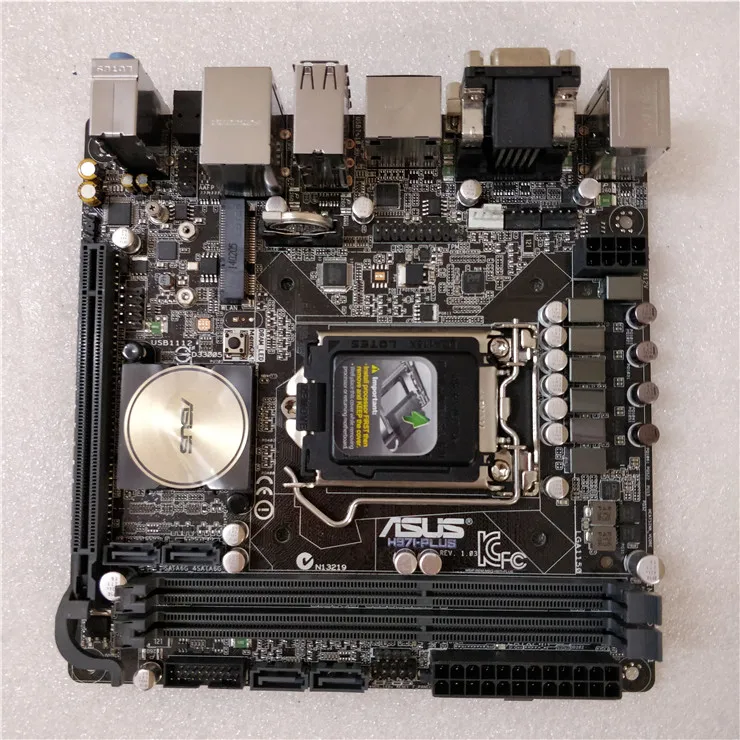 

H97I-PLUS mini ITX motherboard with M.2 solid state hard drive port motherboard used 90%new
