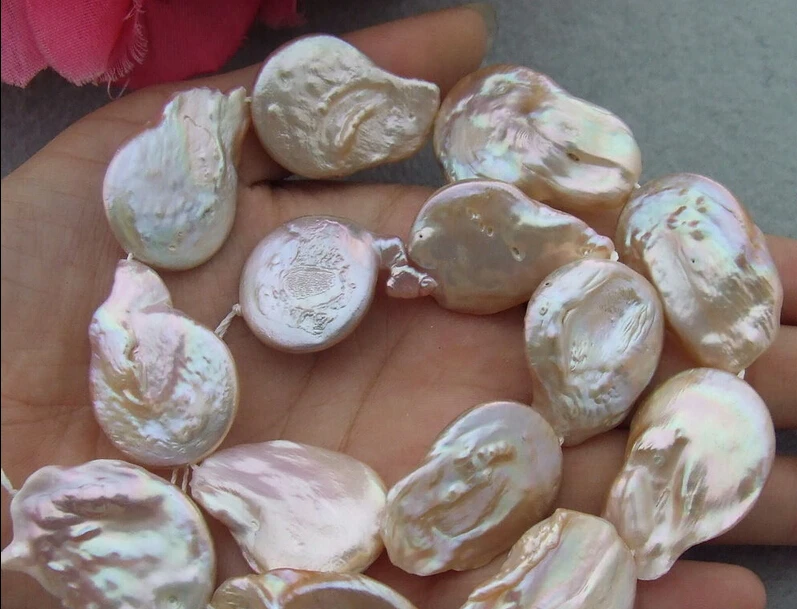 

FREE SHIPPING>>>@@ N712 1Strands Natural Pink Keshi Freshwater Cultured Pearl Teardrop Loose Beads
