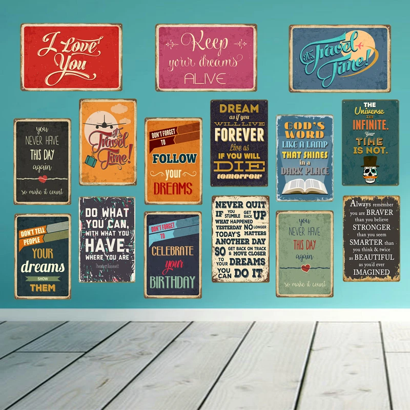 Metal Tin Sign you are braver than you believe Decor Bar Pub Home Vintage Retro Metal Tin Sign you are braver than you believe Decor Bar Pub Home Vintage Retro