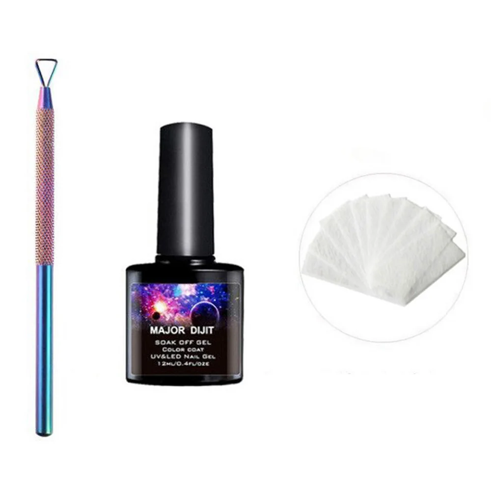 12ml Burst Magic Nail Polish Remove Kit UV Gel With Nail Scraper Set Nail Polish Nail Art Acrylic Clean Degreaser Manicure Gift - Цвет: 1 set