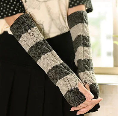 Женские осенне-зимние рукава, уплотненные половинчатые шерстяные удлиняющие оборудование высокого качества, теплые Универсальные рукава