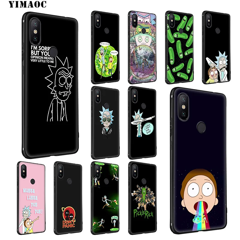 YIMAOC Рик и Морти мягкий чехол для Xiaomi mi 9T 9 8 Se 6 MAX 3 A1 A2 Lite CC9E CC9 6X 5X POCOPHONE F1 |