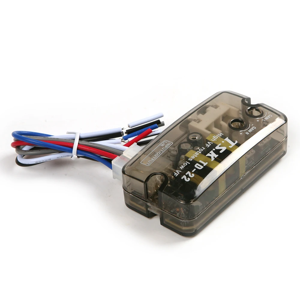 Хорошее качество DC 12V TD 22 Авто Аудио конвертер RCA стерео высокой до низкой частоты