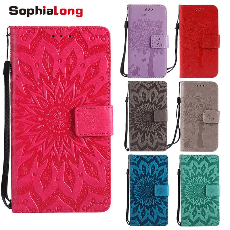 

SophiaLong Case sFor Fundas Xiaomi Redmi Note 7 Leather Case For Coque Xiomi Redmi Note 7 Pro Phone Cases Flip Cover Bumper