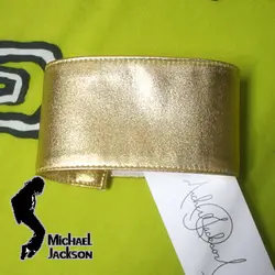 MJ Майкл Джексон Классический Золотой повязки для preformance коллекция
