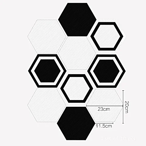 10 шт./компл. новая имитация Мрамор шестиугольная плитка наклейки Ванная комната Кухня «сделай сам» для дома с нескользящей подошвой для пар пол Плитки наклейки - Цвет: 1