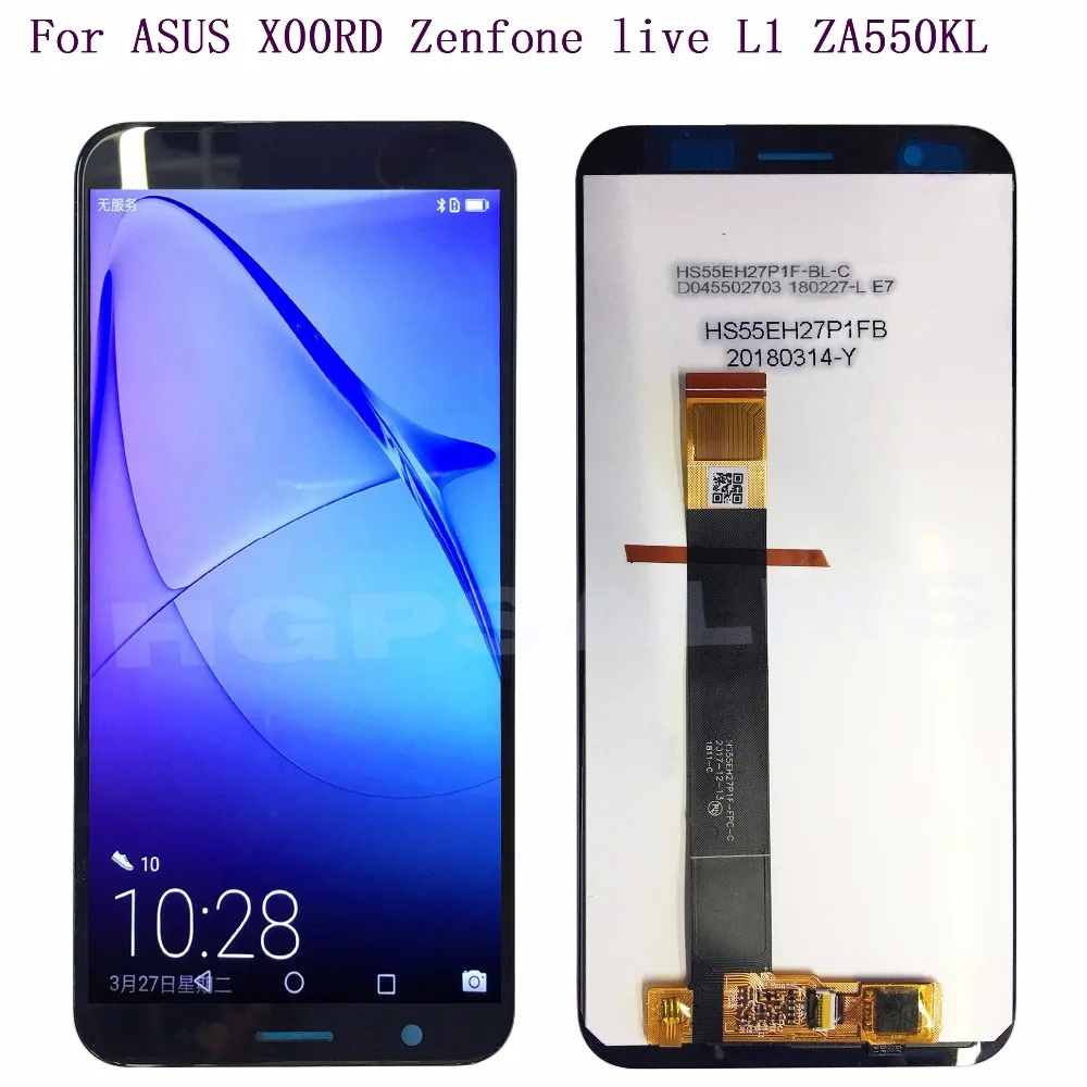 Для Asus Zenfone Live L1 ZA550KL X00RD ЖК дисплей Дисплей Сенсорный экран дигитайзер в сборе 5