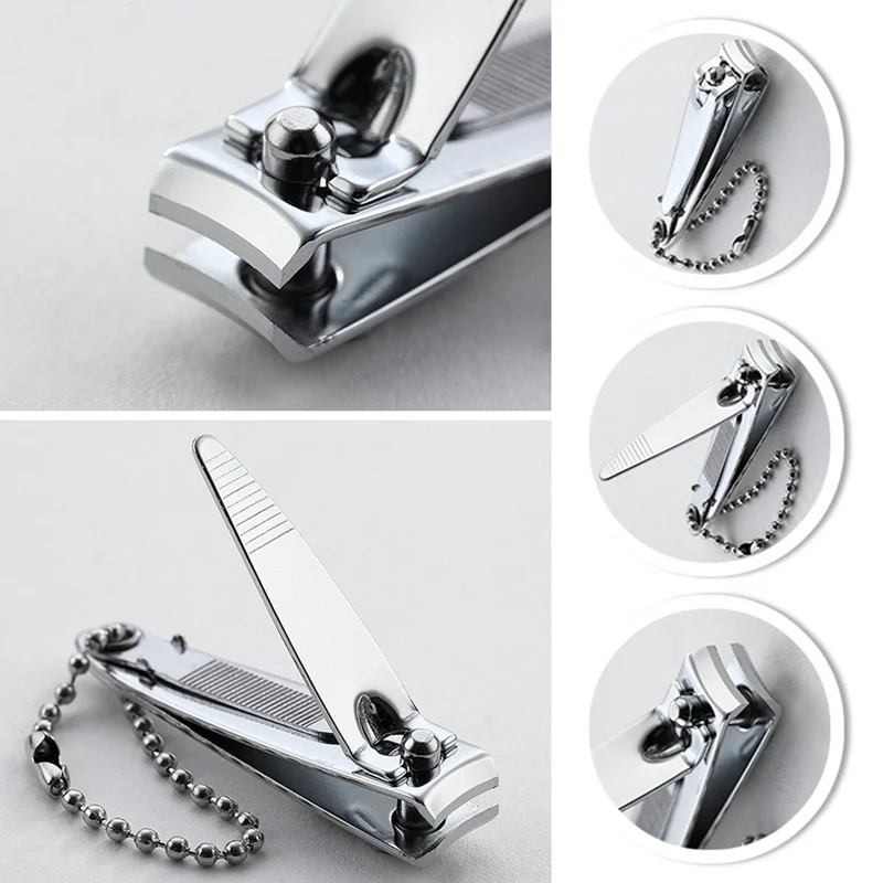 1 Pcs Stainless Steel Nail Clipper Cutter Nail Cutting Trimmer Toenail