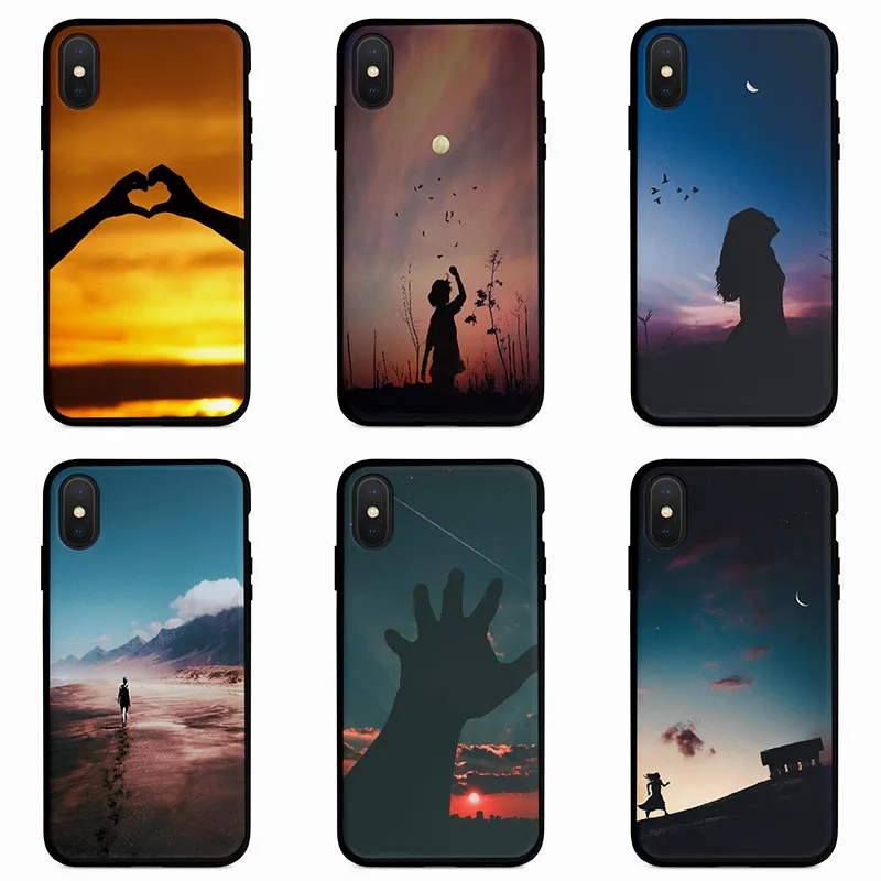 Телефонные чехлы обувь для девочек небо Iphone 5 5s SE 6 6s 7 8 плюс X Xr Xs Max мягкие ТПУ
