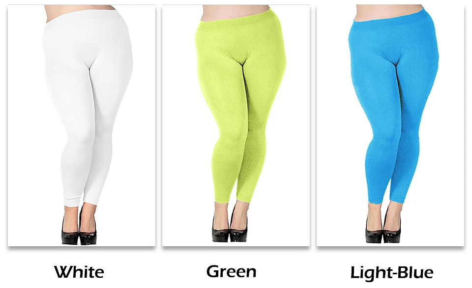 Women's Plus Size Modal Seamless High Waist Leggings Full Length Stretchy Basic Ankle Leggings Solid Color Long Legging Pants amazon leggings