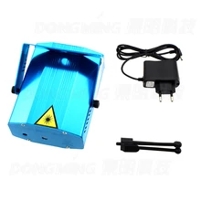 R&G Red-Green Mini Voice Automatic Control Moving Projector Disco DJ Stage Xmas Party Show Club 8 in 1 LED Laser light + Tripod