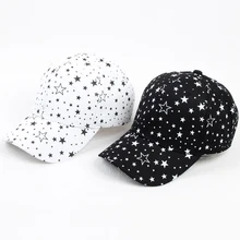 Новинка, бейсбольная кепка со звездным принтом для мужчин и женщин, хлопковая кепка для папы, весенне-осенние непостроенные шапки для женщин, Кепка Snapback в стиле хип-хоп