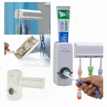 Держатель для зубных щеток для ванной комнаты Автоматический Дозатор для зубной пасты 2 цвета для варианта