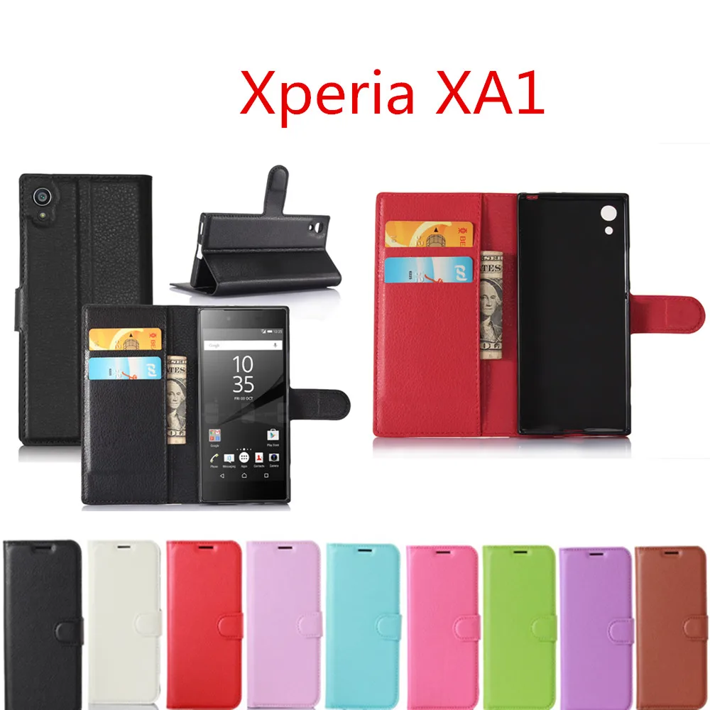 Для sony Xperia XA1 G3112 G3116 G3121 G3123 G3125 чехол 5,0 дюймов Роскошный кожаный чехол-бумажник для sony Xperia XA1 Dua чехол для телефона s