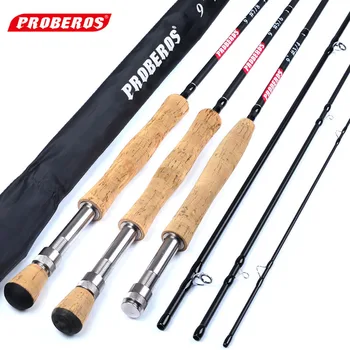 Ultra Light Portable 9ft Carbon Fiber Fly Fishing Rod 2.7M Telescoping 4 Sections Lure Hard Fishing Pole Rod Line Wt 3/4 5/6 7/8 aventik 9ft and 12ft mini tenkara fishing rod super light slim short fly fishing rod with carbon tube fly fishing tenkara rod