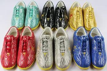 

top quality cowhide leather wushu sneakers kung fu shoes kungfu martial arts performance shoes golden/black/red/blue/silver