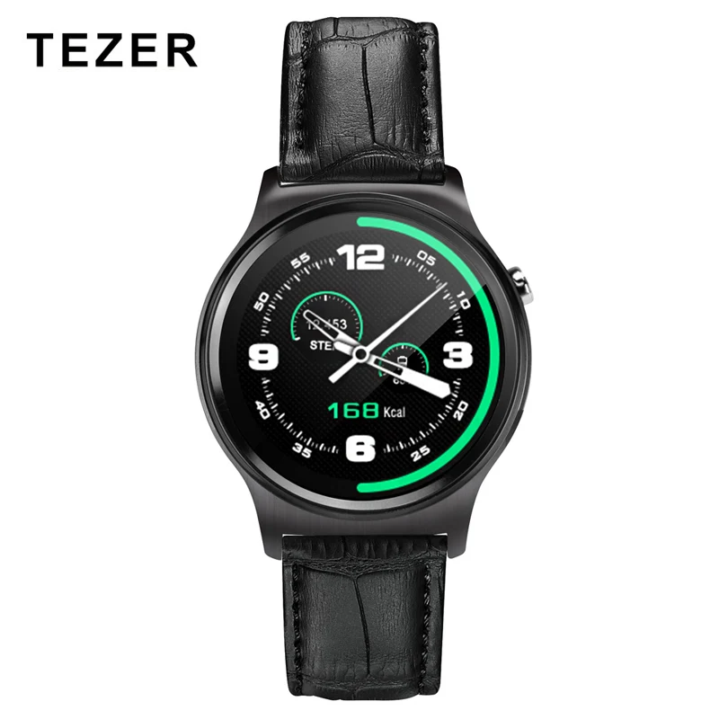 

TEZER GW01 Bluetooth Inteligente Electronic Heart rate monitor Smart watch For Ios Android Phones Support Multi languages Reloj
