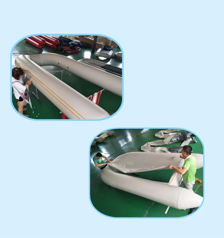 Гребная лодка надувная Спортивная лодка с пол-планка
