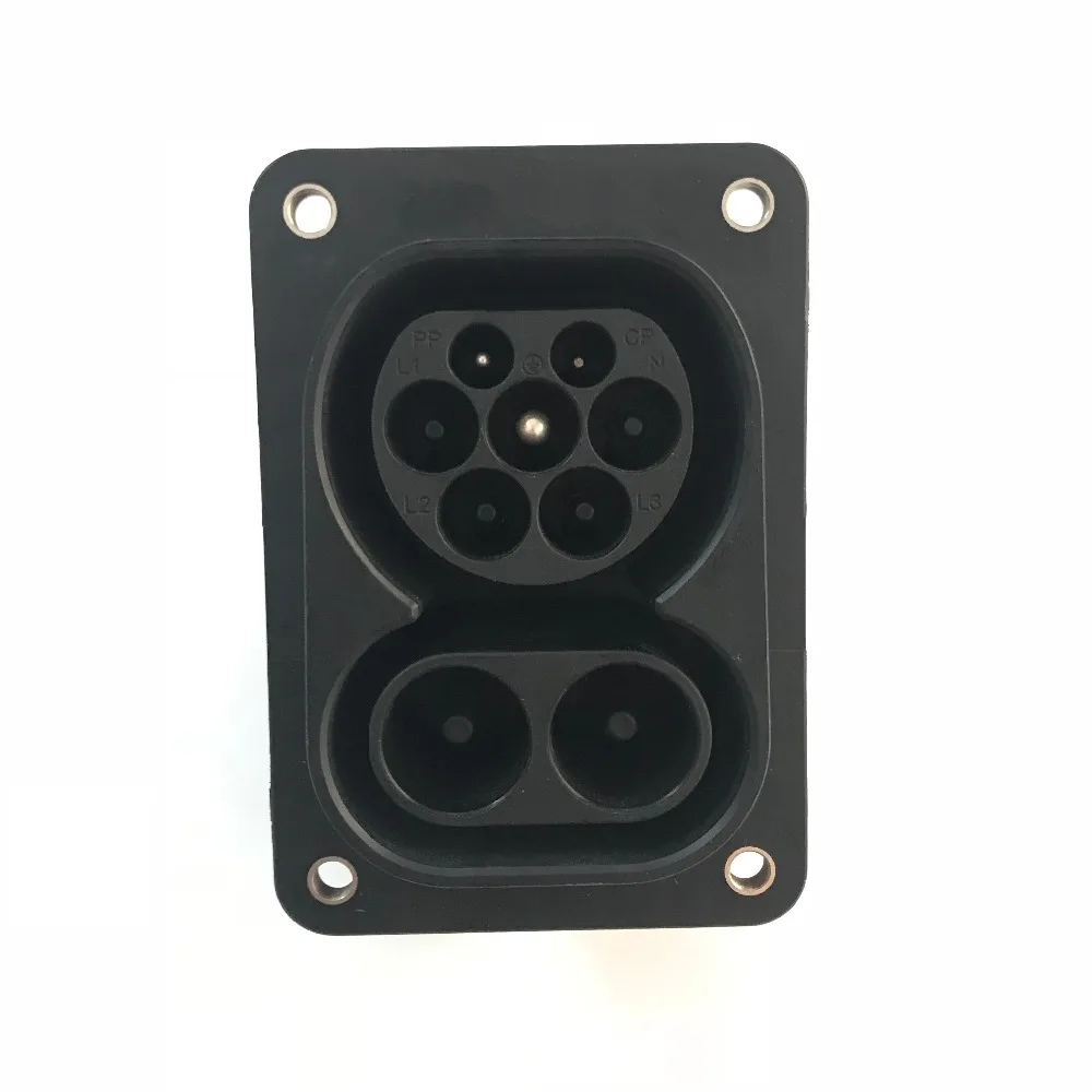 1000V 150A CCS Combo 2 Ev Socket for installation in electric vehicles