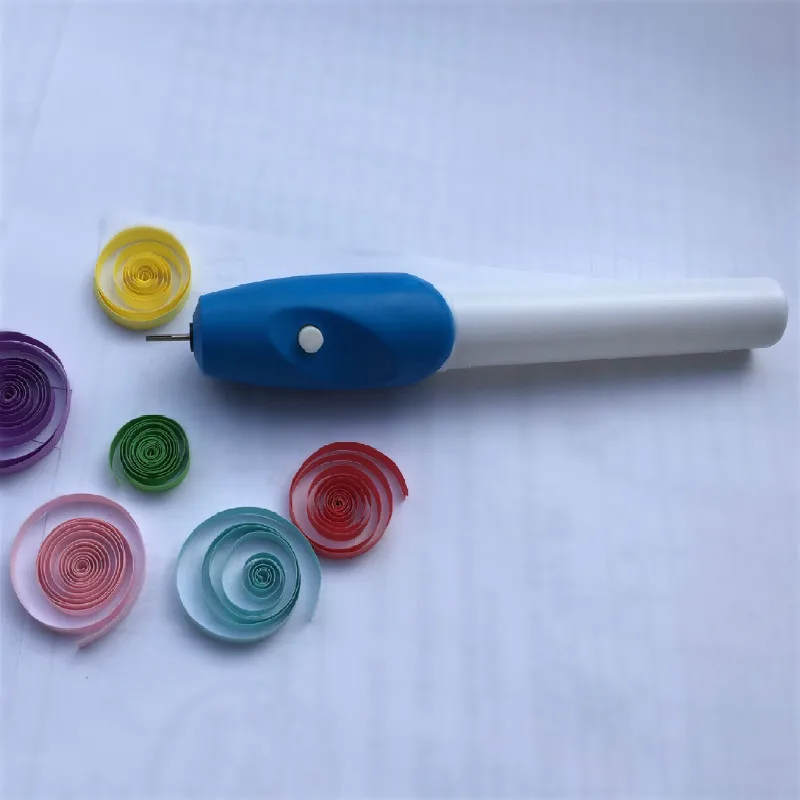 Electric Quilling Paper Pen Slotted Paper Rolling Tool Handmade roll