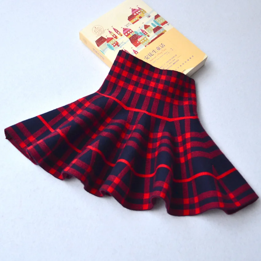 Г. Осенне-зимние юбки для девочек; модные плиссированные юбки для школьниц; детская одежда в клетку; юбки-пачки с высокой талией для маленьких детей