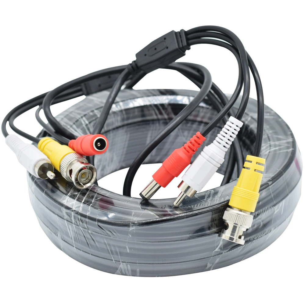 Video Audio Power Cable Wire Cord for CCTV DVR Surveillance System Security Camera Video Audio Power Cable Wire Cord for CCTV DVR Surveillance System Security Camera