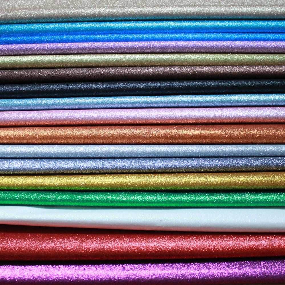 

YLSX Flash Hardcover Leather DIY Craft Gifts Gold Powder Cloth Model Sand Table Thickening PU Glitter Pearl Cloth 22CM*30CM