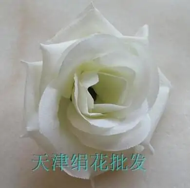 100p Dia.8cm/3,1" несколько цветов искусственная Роза соцветия камелий Свадебные Рождественские украшения для дома - Цвет: cream