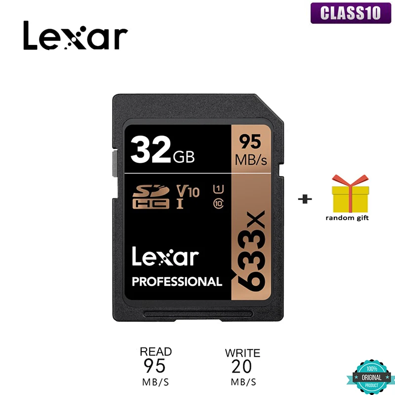SD карта Lexar 633x 64 ГБ 128 32 ГБ|Карты памяти| |
