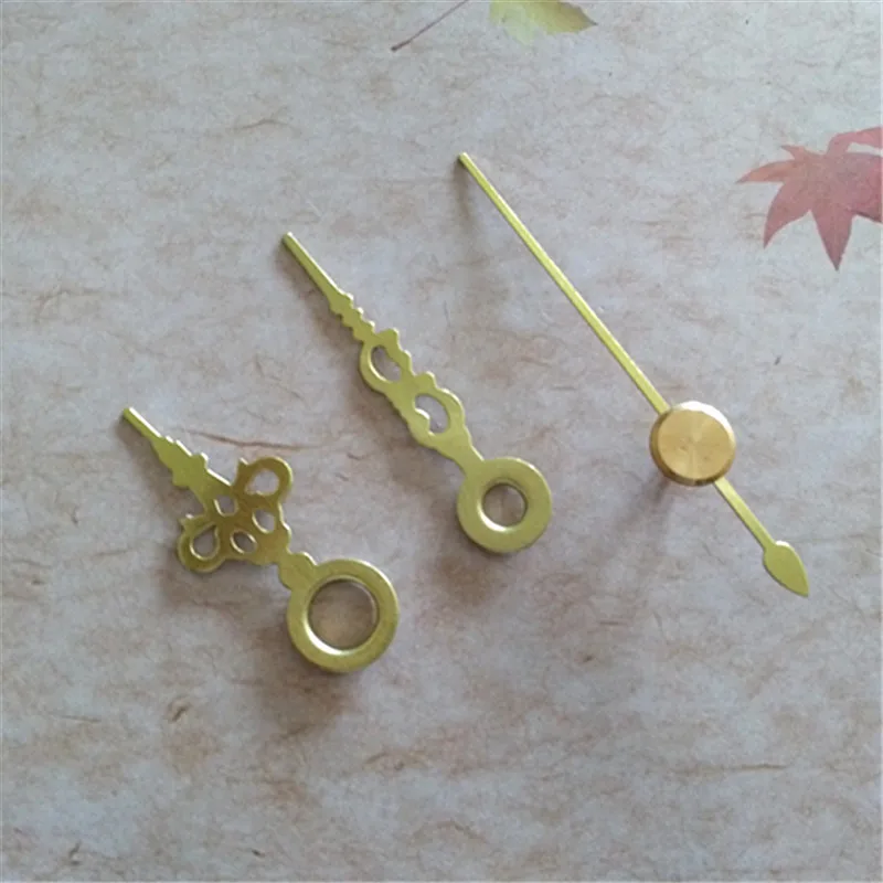

Best Sale 15Sets Gold Metal Short Clock Movement Arrows Clock Arms Clock Pointer Fast Shipping