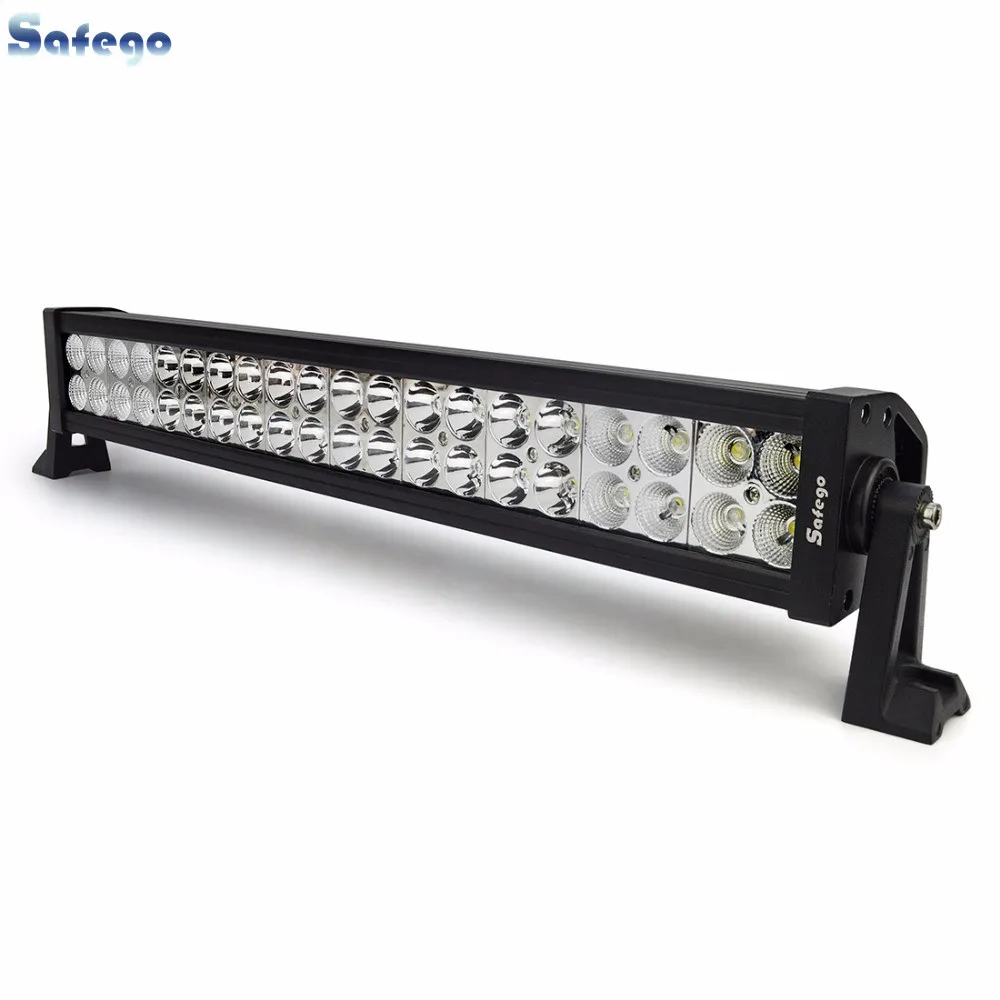 Safego 22 inch 120W led off road Light Bar For trucks tractor ATV Combo