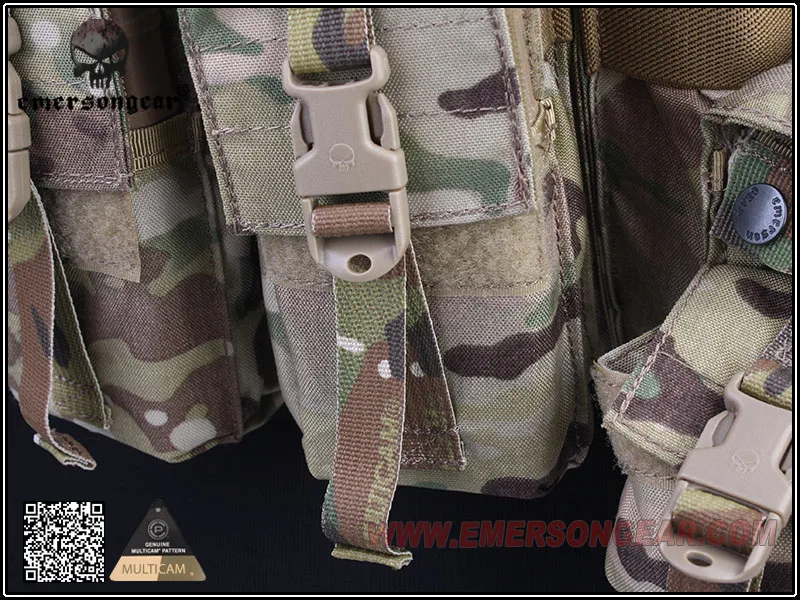 Emerson gear LBT 1961A-R Грудь Rig тактический жилет боевое снаряжение для страйкбола США нейлон Cordura AOR2 EM2977D