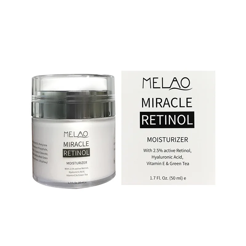 MELAO Retinol 2.5% увлажняющий крем против старения и уменьшает морщины и мелкие морщинки дневной и ночной крем с ретинолом Прямая поставка