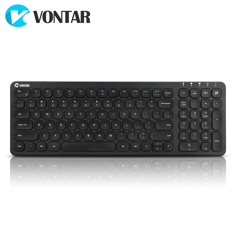 VONTAR K02 2 4G Беспроводной клавиатура оптический мини-клавиатура для оконные рамы