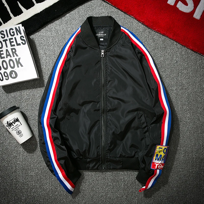 New Arrival Autumn Jacket Men High quality Letter printed mens coat Fashion Aviator Jacket Short Couples clothes Plus Size