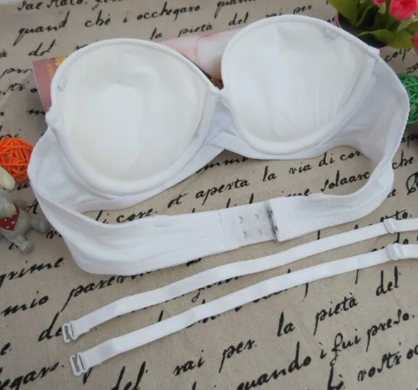  BRZFMRVL Fashion Padded cup Push Up bra Great Support chest Strapless wedding Bra thick cup super p