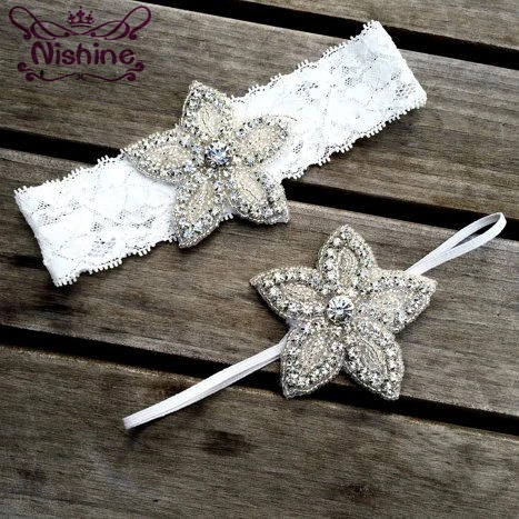

Nishine Vintage Kids Star Rhinestone Headband Girls Baptism Christening Headbands Little Girls Birthday Hair Accessory