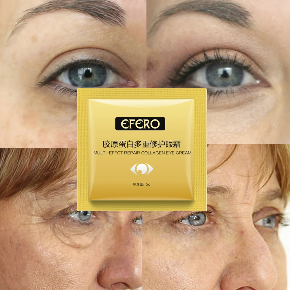 

efero 10Pack Eye Cream Anti Aging Wrinkle Remove Dark Circles Essence Repair Eye Bags Moisturizer Eye Cream