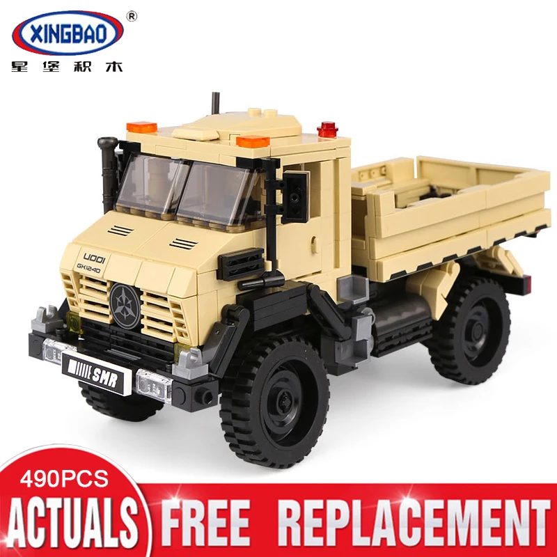 

New XingBao 03026 490Pcs Car Series The Super Truck Model Set Building Blocks Bricks Toys Educational Funny Kids Gifts Mode