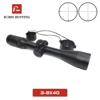 

High Quality 3-9x40 Hunting Riflescope Outdoor Reticle Sight Long Tactical Optics Rifle Scope Fit 11mm 20mm Rail Mount