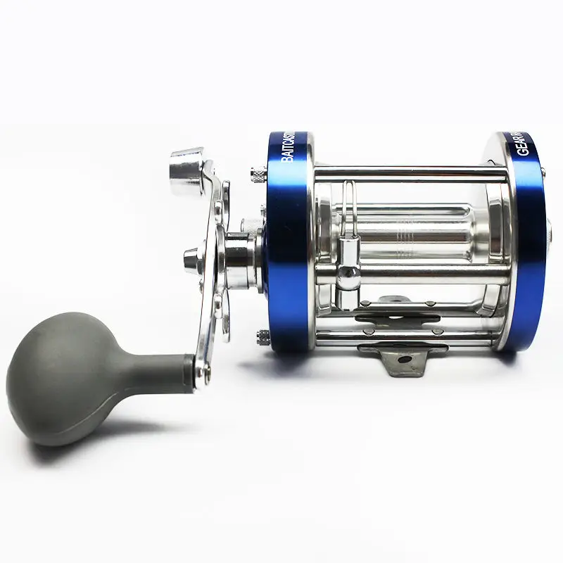 

WHE Full Metal 2+1BB Red Aluminum Alloy Bait Casting Drum Reel CL-90 Fishing Reel Strong Deep Water Carp Fishing Wheel Pesca