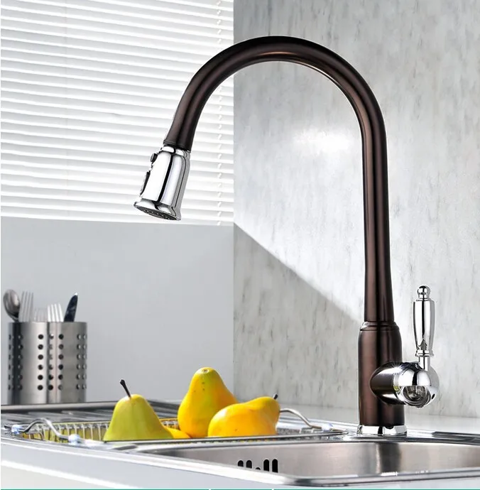new arrival top quality brass hot and cold single lever kitchen sink faucet tap kitchen mixer