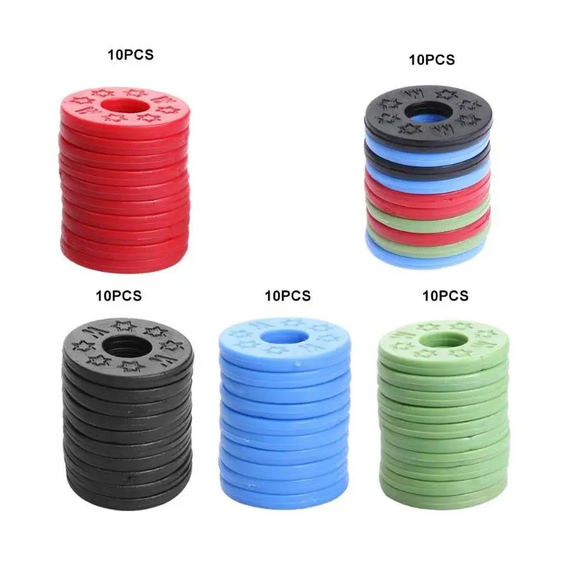 

10pcs/Lot 25mm/0.98'' Wooden Electric Guitar Back Strap Buckle Anti-Skid Nail Strap Gasket Musical Guitar Stringed Instruments