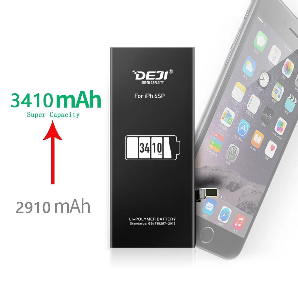 Deji-batería De Repuesto De Alta Capacidad Para Iphone X, Xr, Xs, Max,  3010mah, 3210, 3510, 3710 - Baterías Para Móviles - AliExpress