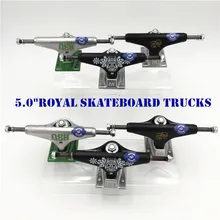 Original USA 5.0 inch Royal Trucks for Skateboarding made by Aluminum for 2 Types Caminhao trucks kaykay original 5 25 royal mike motruck for skateboarding made by aluminum with spitfirie logo cool black truck skate board
