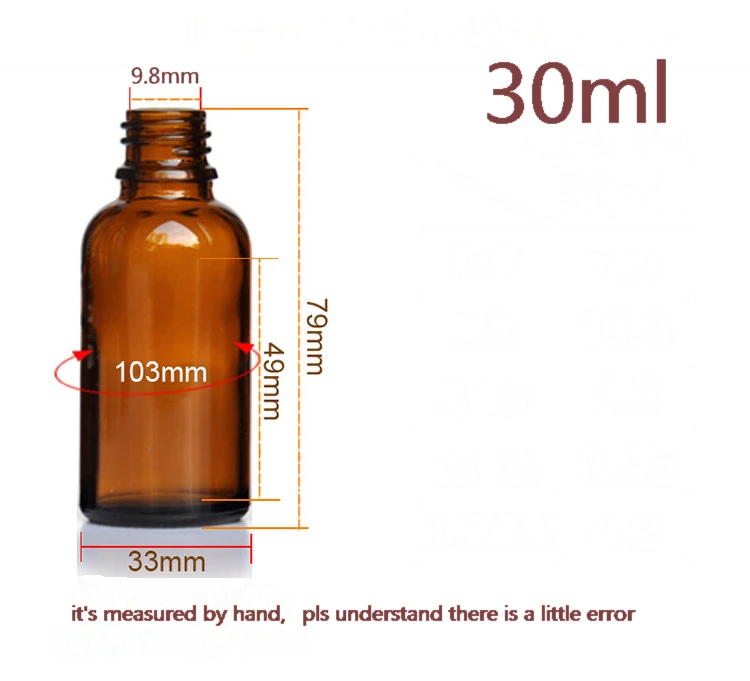 Бесплатная доставка 10 шт. 30 мл винт на ясно эфирное масло бутылка, ясно стекло бутылка с редуктором капельница и вскрытия очевидной крышкой