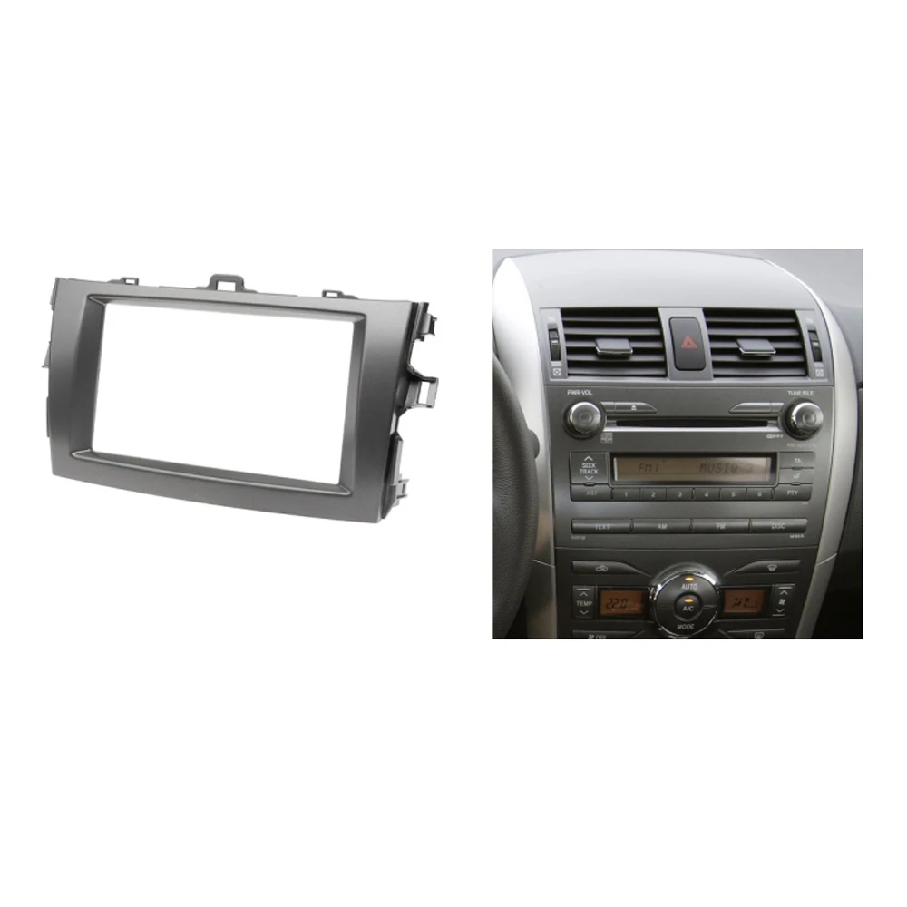 Двойной Din аудио фасции для Тойота Королла радио CD GPS DVD стерео панель тире