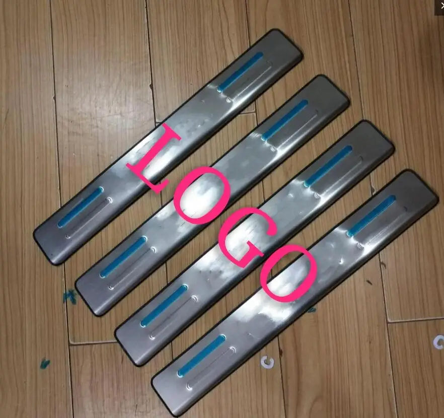 

high quality Stainless steel Door Sill Scuff Plate panel kick step protector threshold For FIAT Freemont 2012-2014