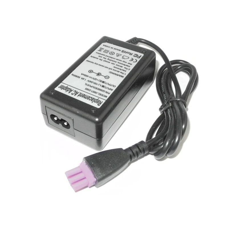 Адаптер питания принтера для HP Deskjet 0957 2385 1518 1510 1010 22 в 455ma 2 зубец сканер