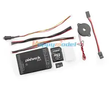 Pixhack 2.8.4 32-bit Flight Controller Based on Pixhawk Autopilot UAV Drone Multicopter W/ Case Buzzer/Safety Switch /SD Card